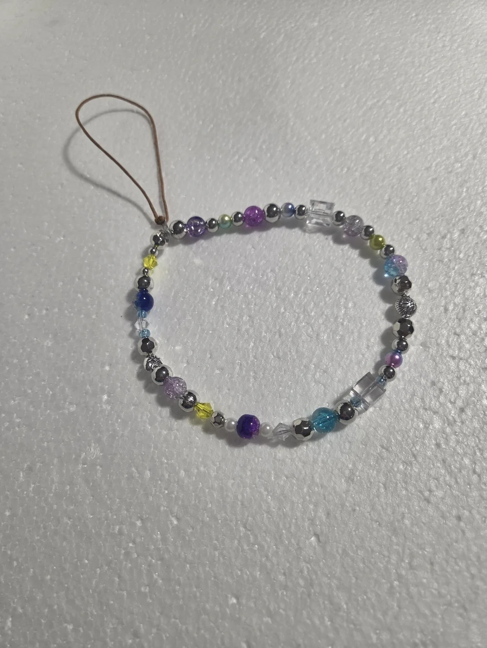 Handmade Multicolor Beaded Cell Phone Strap